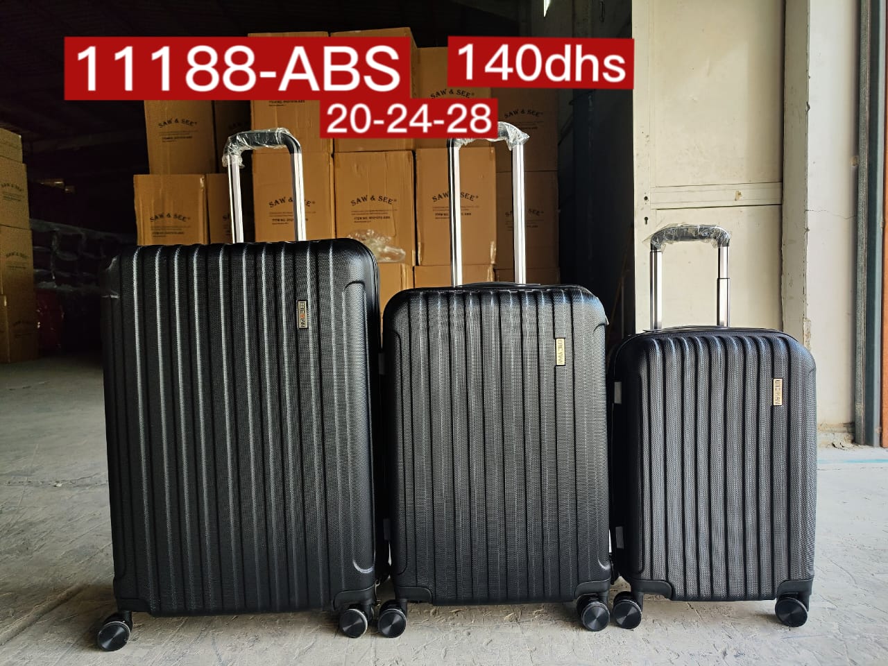 11188 ABS Luggage Sets