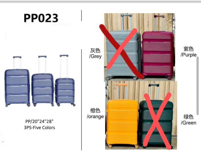 PP023 PP Luggage Sets