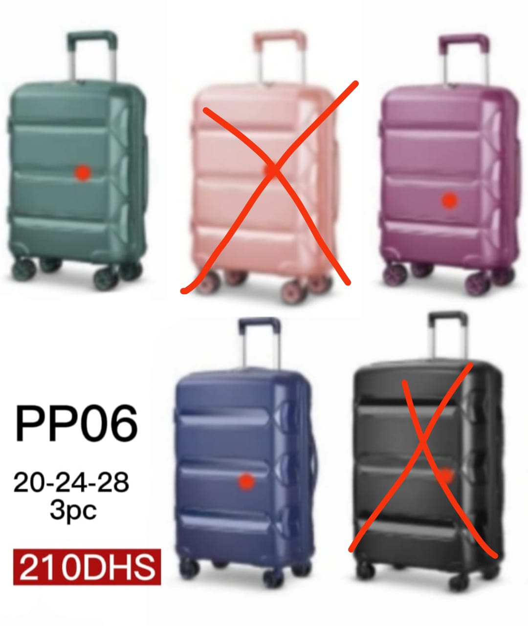 PP06 PP Luggage Sets